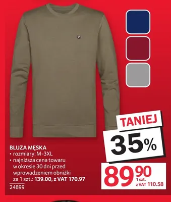 Bluza męska promocja w Selgros