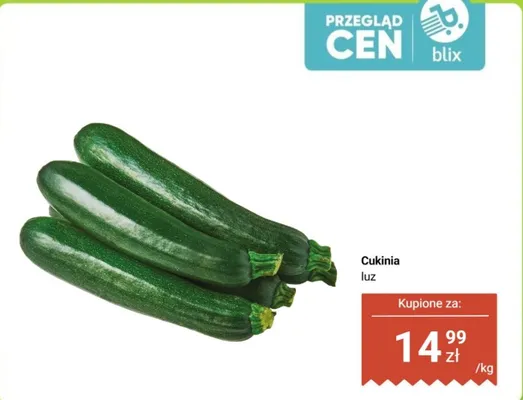 Cukinia luz promocja w Dino