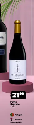 Wino czerwone Fonte Sagrada Dão promocja w Netto