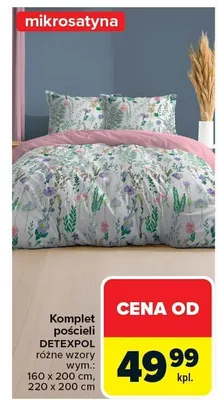 Komplet pościeli DEXTEXPOL różne wzory promocja w Carrefour