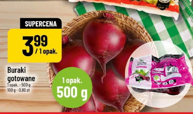 Buraki gotowane promocja w POLOmarket