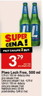Piwo Lech Free promocja w Twój Market
