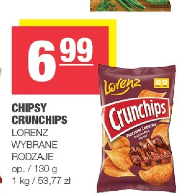 Chipsy Crunchips promocja w SPAR