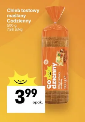Chleb tostowy maślany Codzienny promocja w Delikatesy Centrum