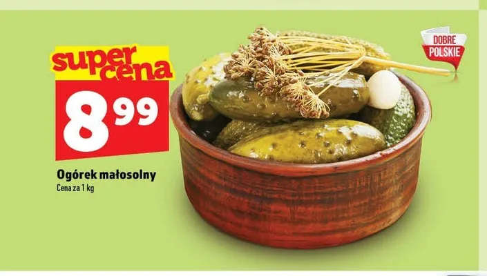 Ogórek małosolny promocja w TOPAZ