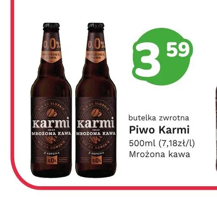 Piwo bezalkoholowe Karmi Mrożona Kawa promocja w Limonka