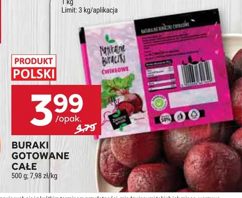 Buraki gotowane całe promocja w Stokrotka