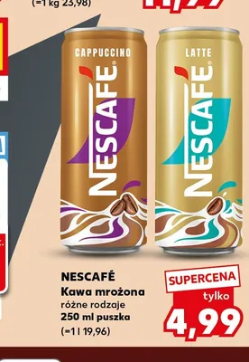 Kawa mrożona Nescafé promocja w Kaufland