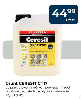 Grunt Ceresit CT17 promocja w PSB Mrówka