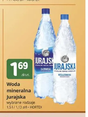 Woda mineralna Jurajska promocja w Marketvita