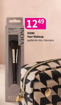 Pędzel do różu i bronzera Vioni Your Makeup promocja w Drogerie Polskie