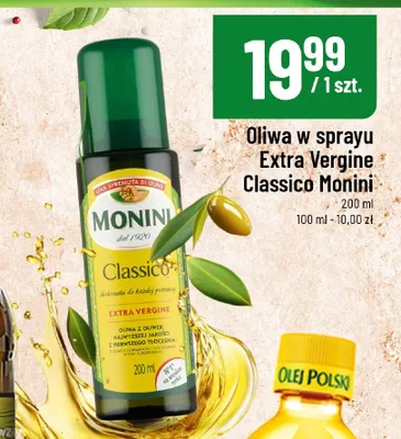 Oliwa w sprayu Extra Vergine Classico Monini promocja w POLOmarket