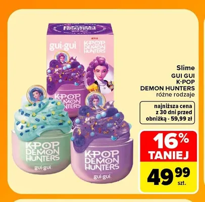 Slime Gui Gui K-Pop Demon Hunters promocja w Carrefour