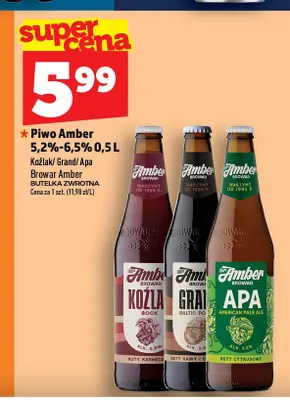 Piwo Amber APA promocja w TOPAZ