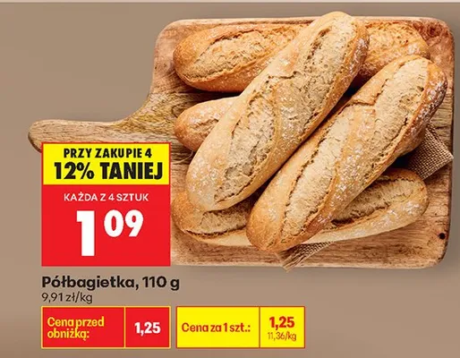 Bagietka promocja w Biedronka