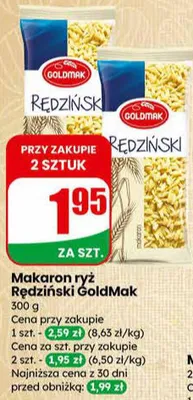 Makaron ryż Rędziński promocja w Dino