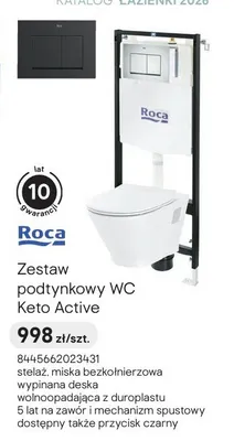 Zestaw podtynkowy WC Roca Keto Active promocja w Castorama