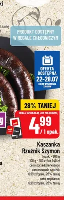 Kaszanka Rzeźnik Szymon promocja w POLOmarket