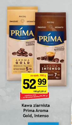 Kawa ziarnista Prima Aroma Intenso promocja w Gram Market