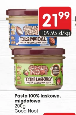 Pasta 100% migdałowa Good Noot promocja w Market Point