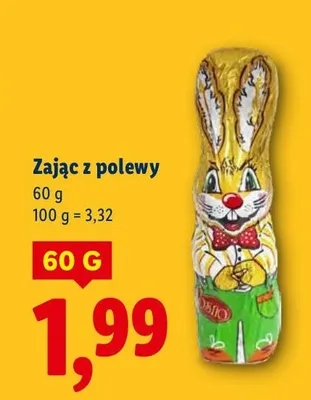 Zając z polewy promocja w Lidl