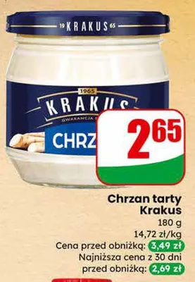 Chrzan tarty promocja w Dino