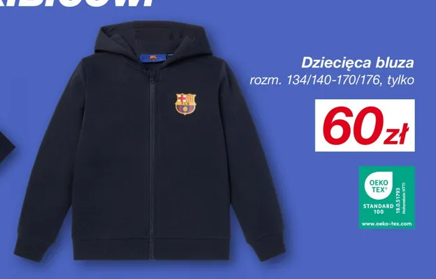 Bluza dziecięca FC Barcelona promocja w KiK