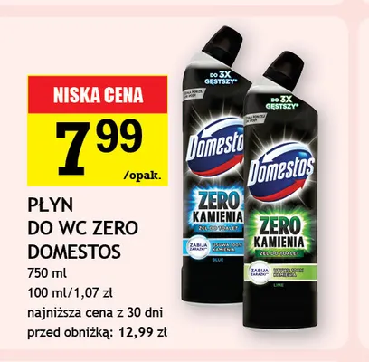 Płyn do WC Zero Domestos Blue promocja w Gram Market