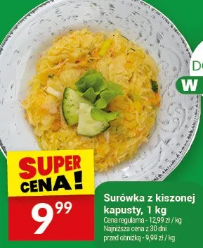 Surówka z kiszonej kapusty promocja w Twój Market
