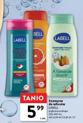 Szampon do włosów wybrane rodzaje promocja w Intermarche