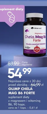 Suplement diety Chela Mag B6 Forte Olimp promocja w Super-Pharm