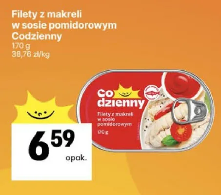 Filety z makreli w sosie pomidorowym promocja w Delikatesy Centrum