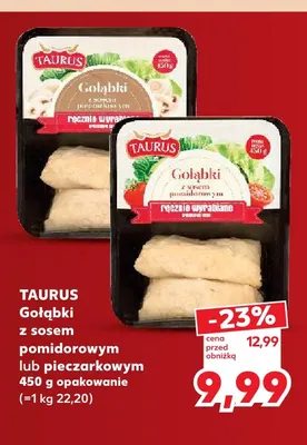 Gołąbki z sosem pieczarkowym Taurus promocja w Kaufland