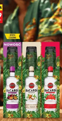 Zestaw rum smakowy Bacardí Coconut + szklanka promocja w Biedronka