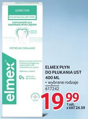 Płyn do płukania ust Elmex 400 ml wybrane rodzaje promocja w Selgros