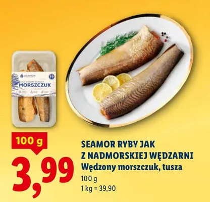 Wędzony morszczuk, tusza promocja w Lidl