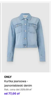 Kurtka jeansowa ONLY jasnoniebieski denim promocja w Lounge by Zalando