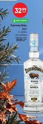 Wódka Żubrówka Biała promocja w Żabka
