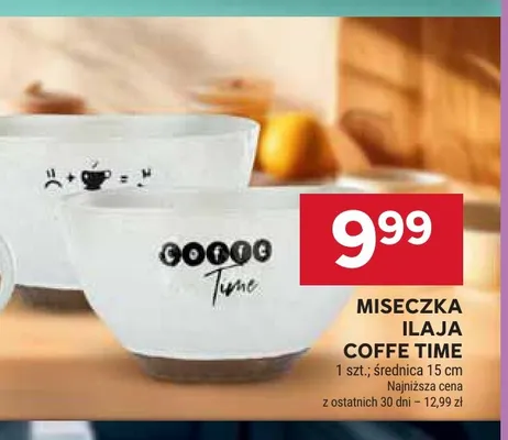 Miseczka Ilaja Coffe Time promocja w Stokrotka