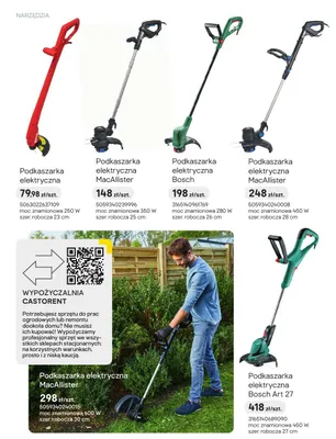Podkaszarka elektryczna promocja w Castorama
