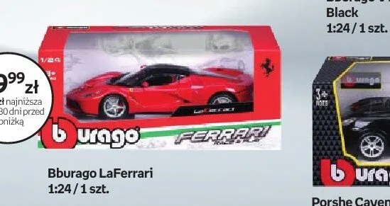 Samochodzik Bburago LaFerrari 1:24 promocja w Dzień Dziecka