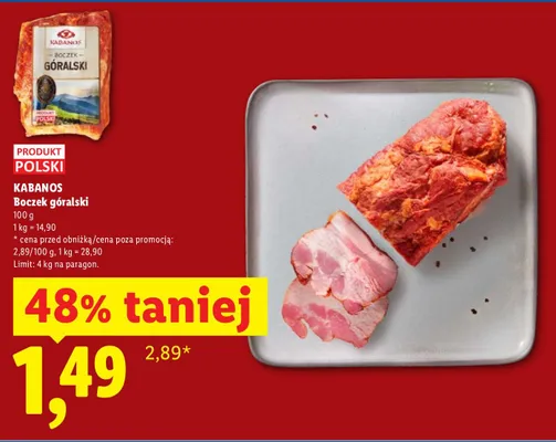 Boczek góralski promocja w Lidl