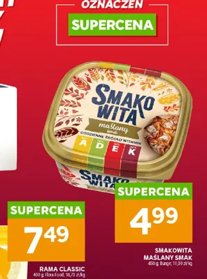 Margaryna maślany smak promocja w Stokrotka