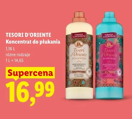 Koncentrat do płukania Tesori d'Oriente Ayurveda promocja w Lidl