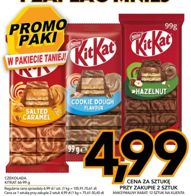 Czekolada KitKat Cookie Dough Flavour promocja w Kupiec