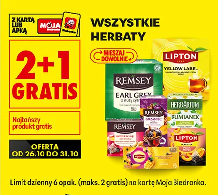 Herbata Remsey Grzaniec promocja w Biedronka