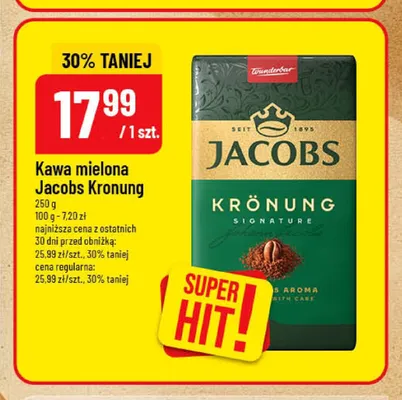 Kawa mielona Jacobs Krönung promocja w POLOmarket