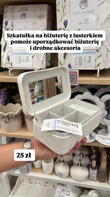 Szkatułka na biżuterię z lusterkiem Pepco Home promocja w Pepco