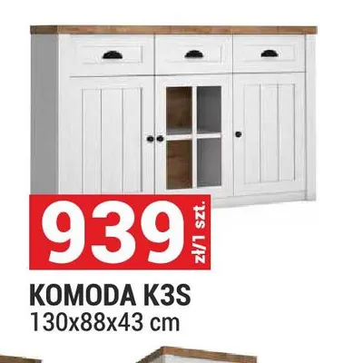 Komoda K3S Prowansja promocja w Merkury Market