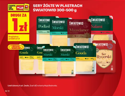 Ser Rycerski Światowid promocja w Biedronka